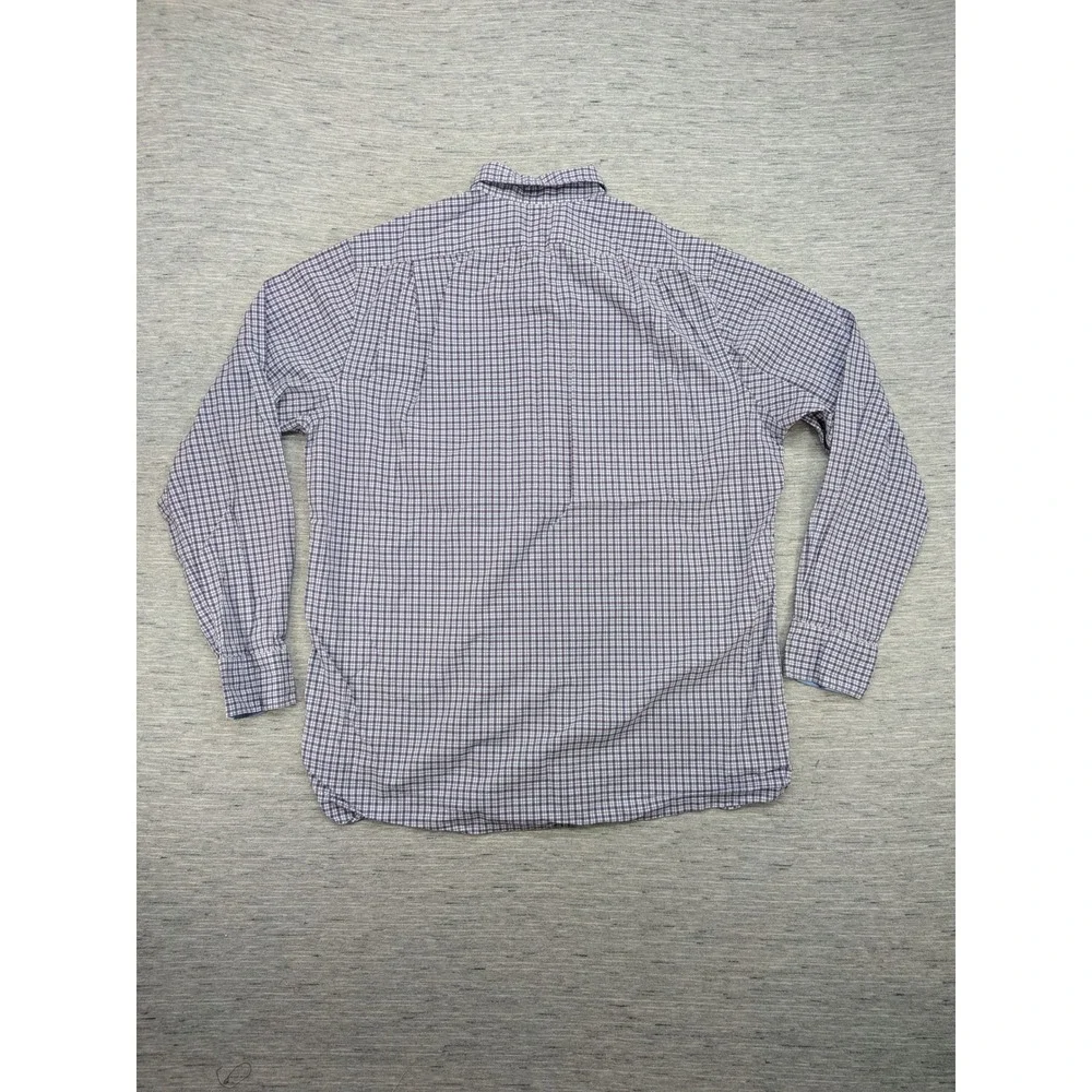 Polo Ralph Lauren Stretch Button Down Shirt Plaid Checkered Long‎ Sleeve L
